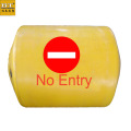 PE material cylinder floats dam/lake/river floating garbage barrier customizable buoy